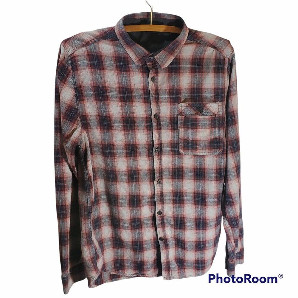 Comune | Red Plaid Button Down Shirt | Size Medium - Picture 1 of 7